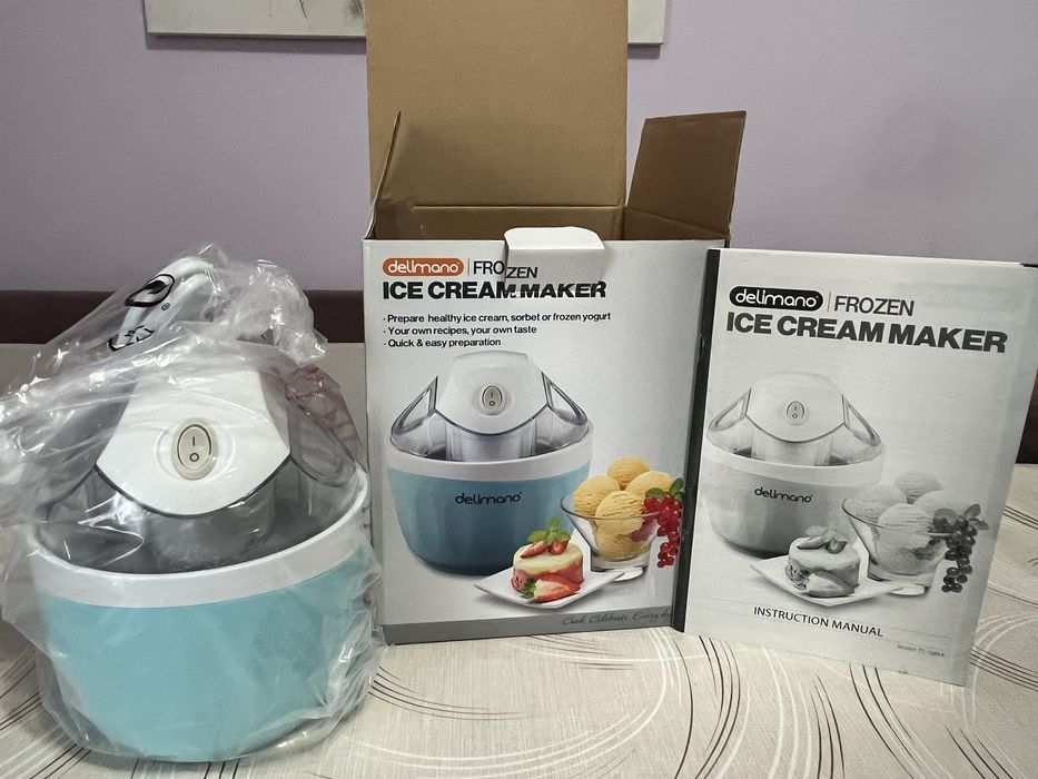 НОВА Домашна машина за сладолед Delimano