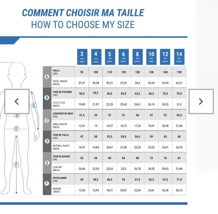 Salopetă ski - 158 cm inaltime