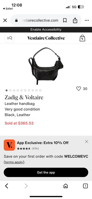 Zadig Voltaire чанта