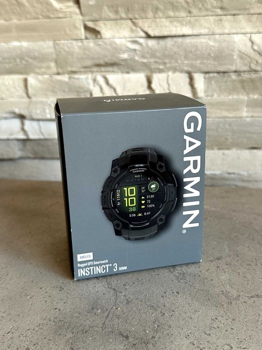 Ceas Garmin Instinct 3 NOU - 50 mm cu Amoled