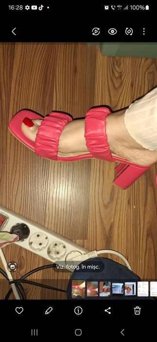 Papuci  dama cu toc 41