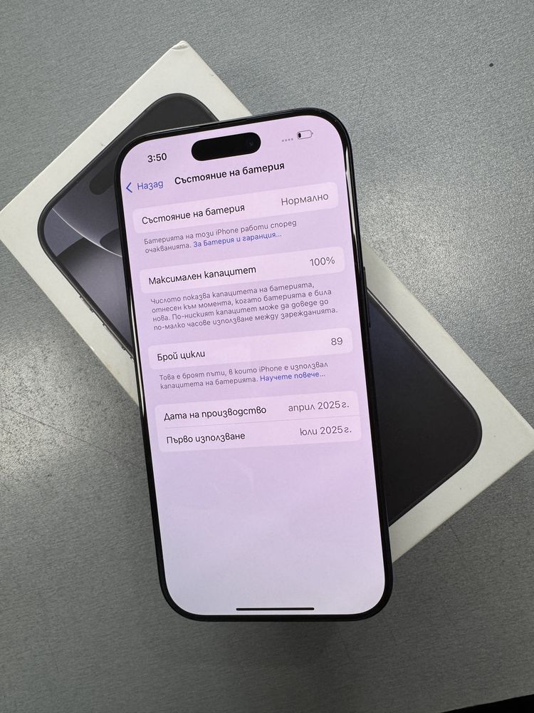 iPhone 16 Pro 128GB Black 100%