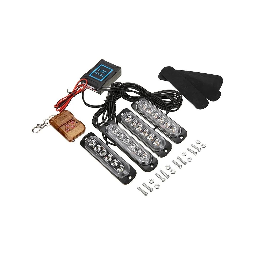 Lampa LED profesionala stroboscopica 12V cu telecomanda ERK