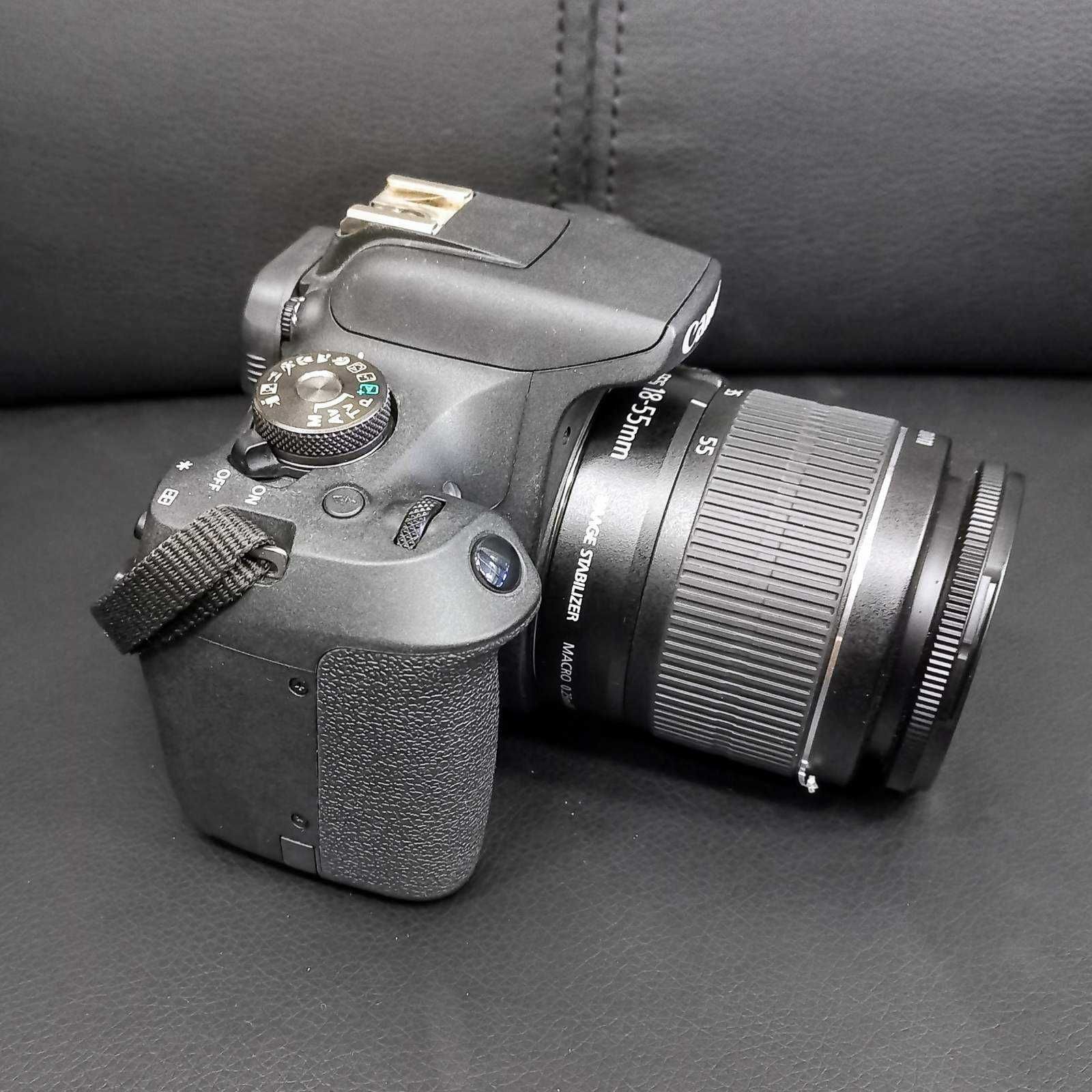 Фотоапарат Canon EOS 2000D + обектив Canon EF-S 18-55mm f/3.5-5.6 IS