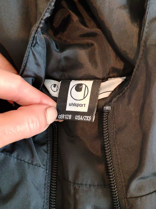 Преходно черно яке за момче Ulsport-128см