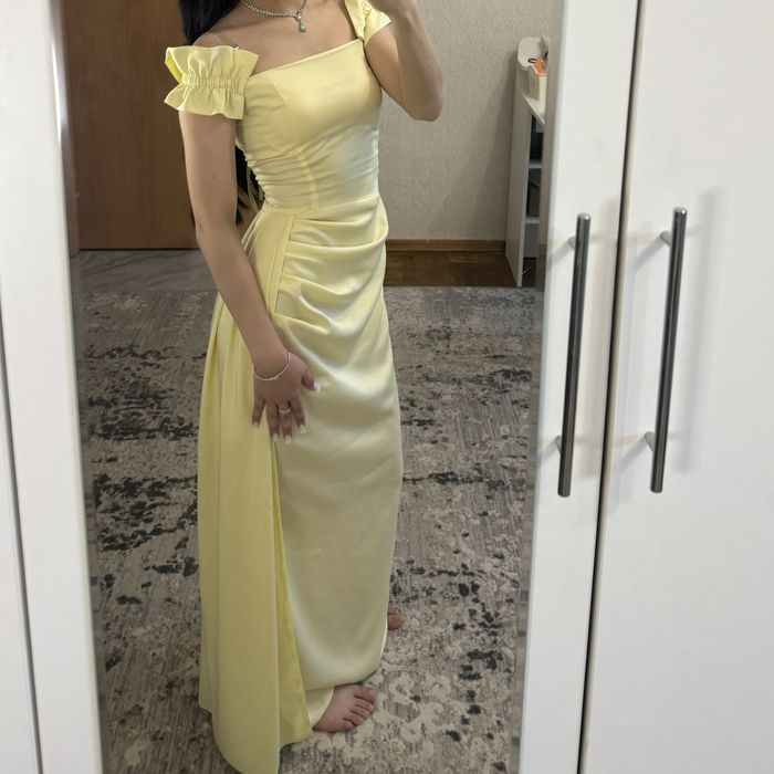 Платье лимонка