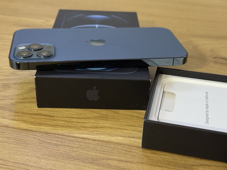 Бартер iPhone 12 Pro 256 blue 100%