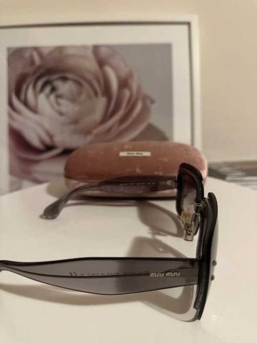 Ochelari de soare Miu Miu glitter sunglasses