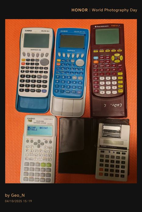 Calculatoare colecție Casio și Texas