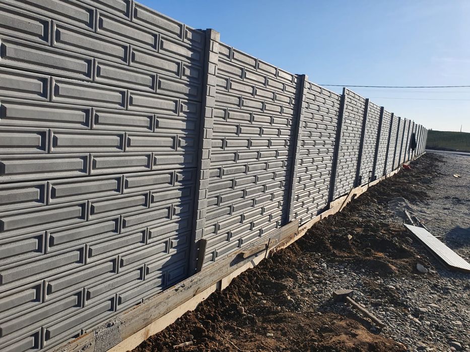 Gard placi beton