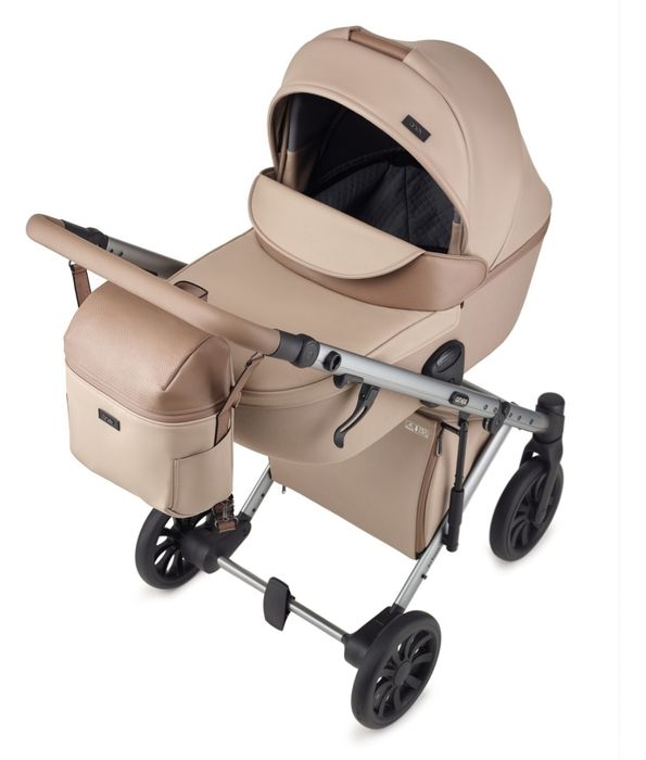 Коляска Anex e/type Boho бежевый, люлька, сумка, зимняя, 2в1