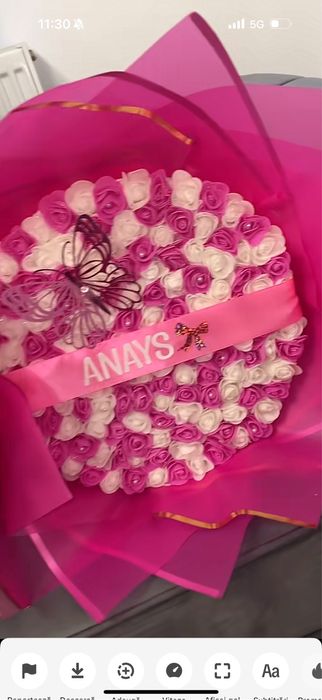 Buchet de trandafiri din sapun