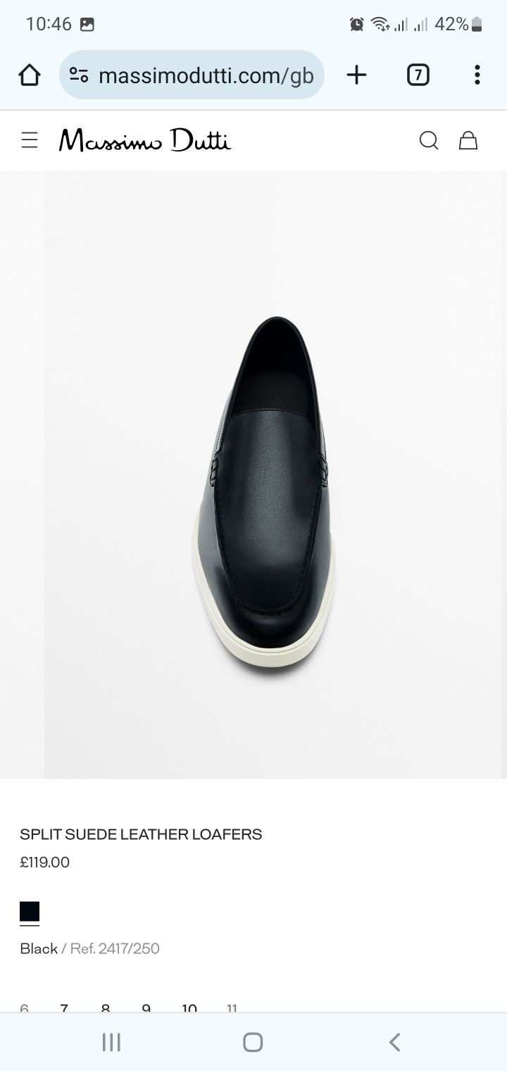 Лоферы Massimo Dutti