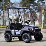 UTV electric pt. 4 copii Kinderauto Golf-Kart 2x 200W, 24V 7Ah Black
