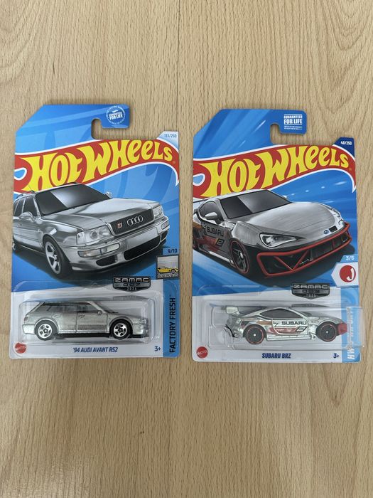 Hot Wheels ZAMAC - ‘94 Audi Avant RS2 и Subaru BRZ
