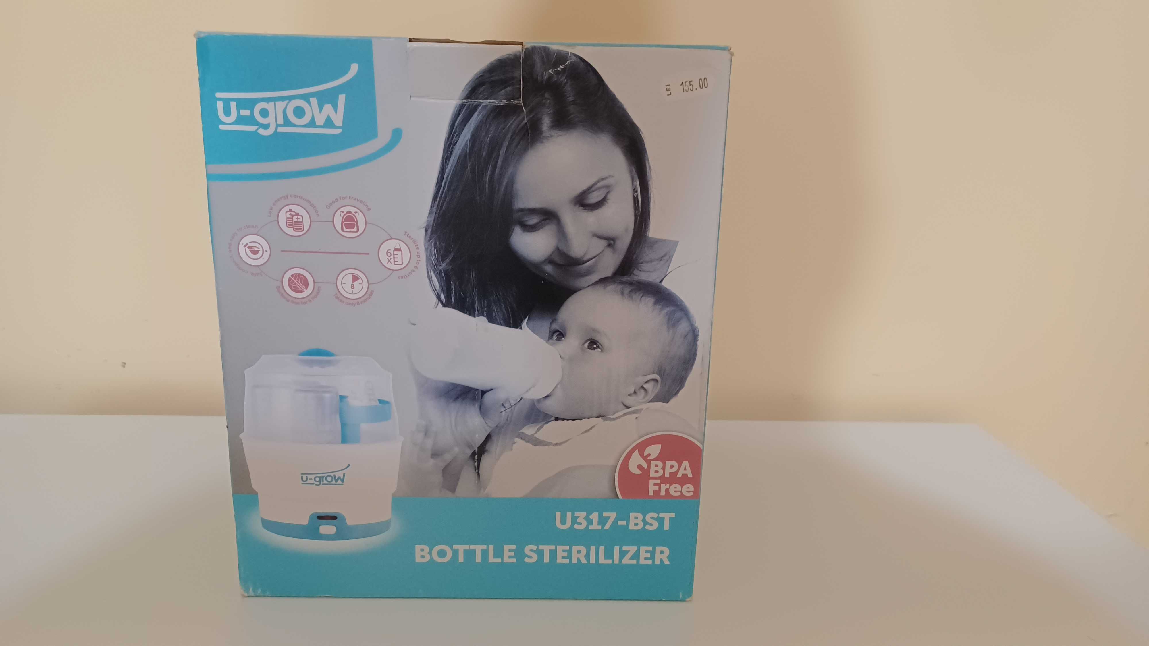 Sterilizator U-Grow pentru 6 Biberoane