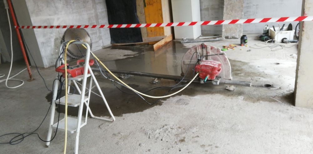 Gaura hota, centrala aerisire,tăieri în beton armat, cărămidă,BCA .