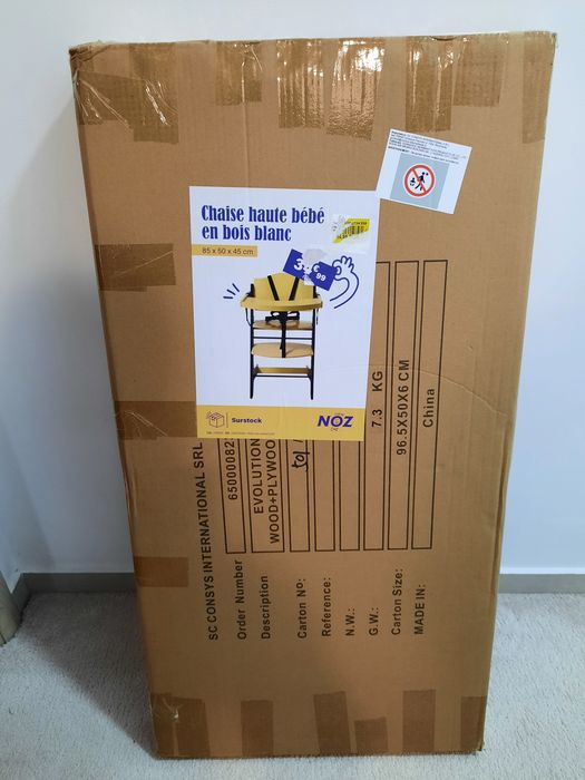 Scaun de masa 3 in 1 din lemn