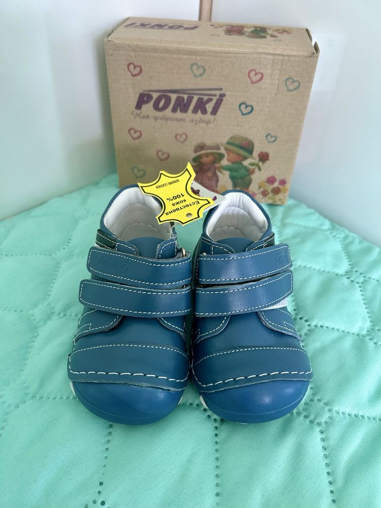 НОВИ детски обувки Ponki, 21 номер