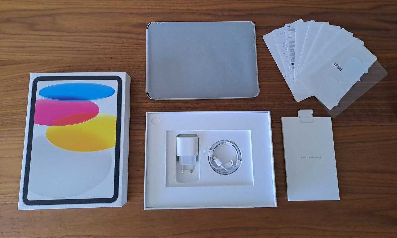iPad 10 (64GB) Cellular + Apple Pencil 1 + Клавиатура + Калъф