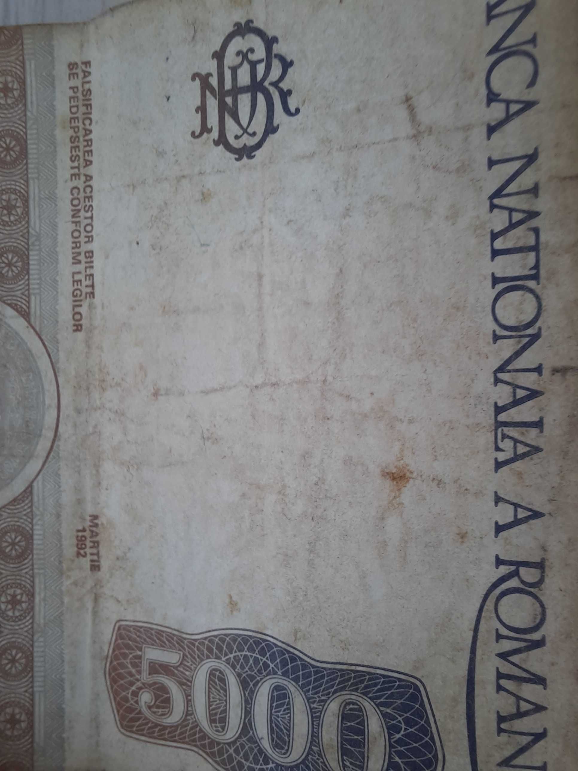 Vand bancnota de 5000 lei