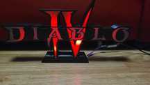 Lampa Diablo 4 cu telecomanda