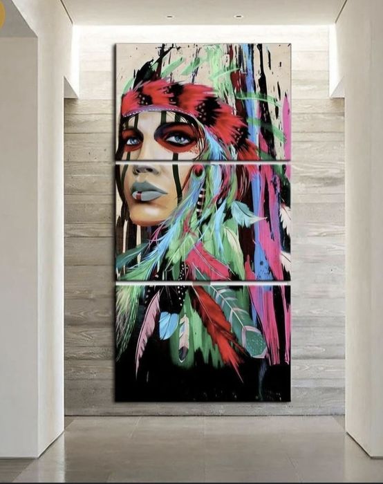 Tablou canvas mare 1.5 metri multicolor