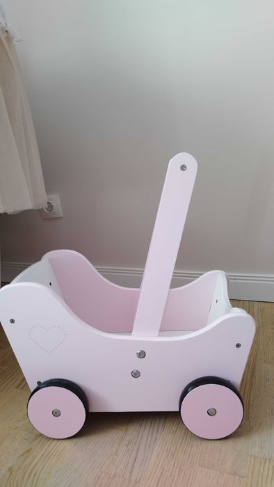 Детски Уокър дървена количка за кукли