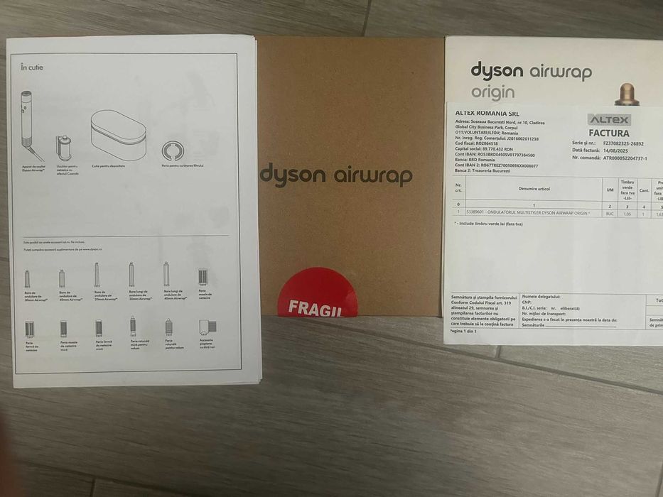 Dyson AIrWrap HS05, invelis ceramic, nichel-cupru. Nou si in Garantie