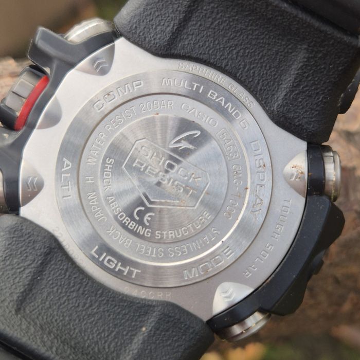 Casio Mudmaster GWG-1000 Solar Altimetru Barometru Busola Termometru