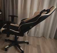 Scaun DxrAcer 6 alb/negru