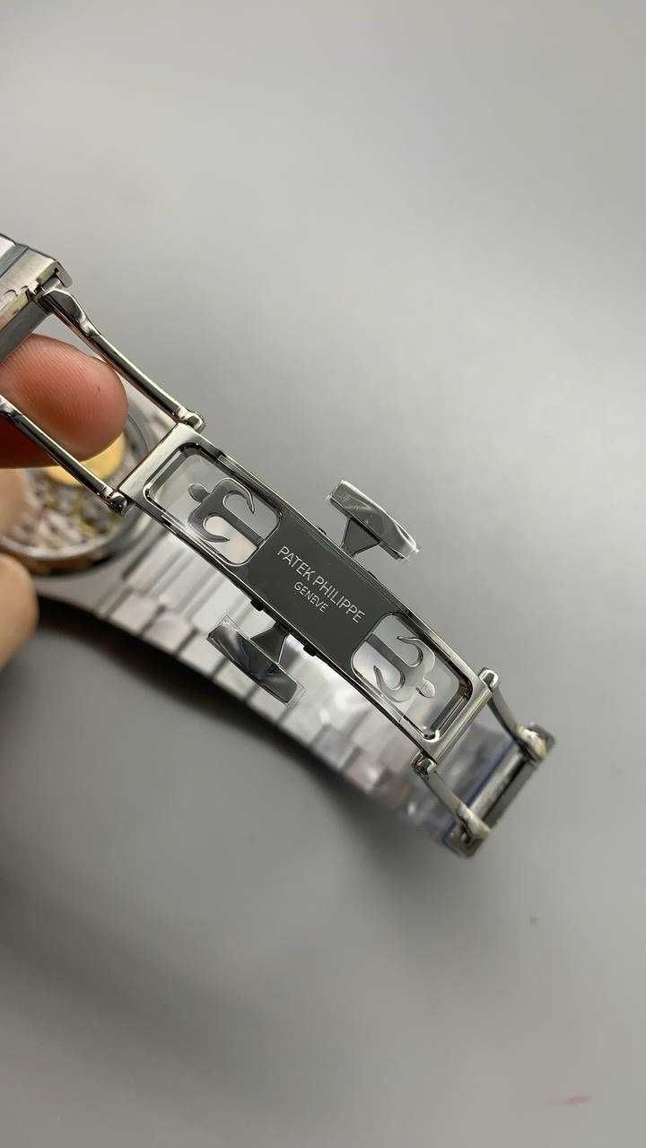 patek philippe nautilus v3 silver blue