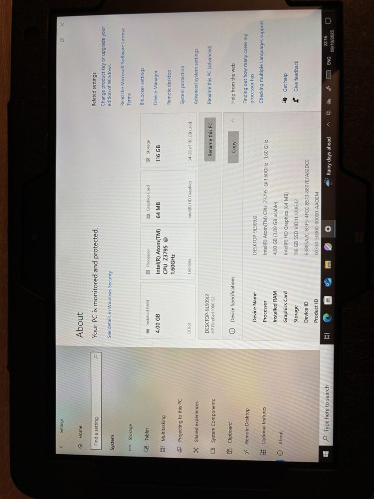 HP ElitePad 1000 G2