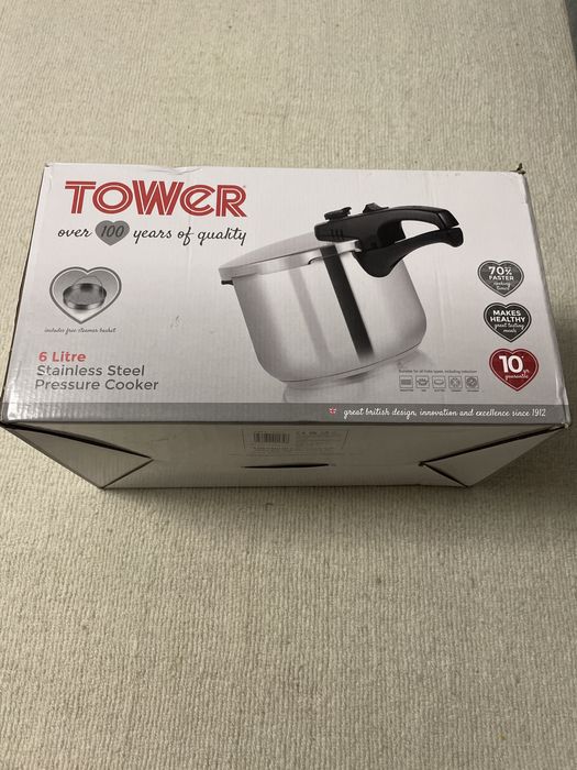 Tower T80244 Oală sub presiune 6L/22cm Noua