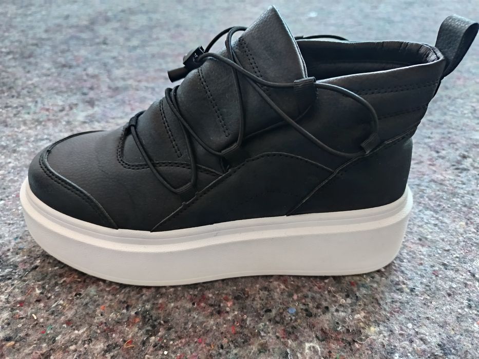 Sneakers dama cu siret elastic negri