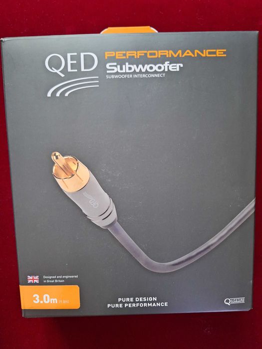 Cablu QED Performance Subwoofer - 3 m