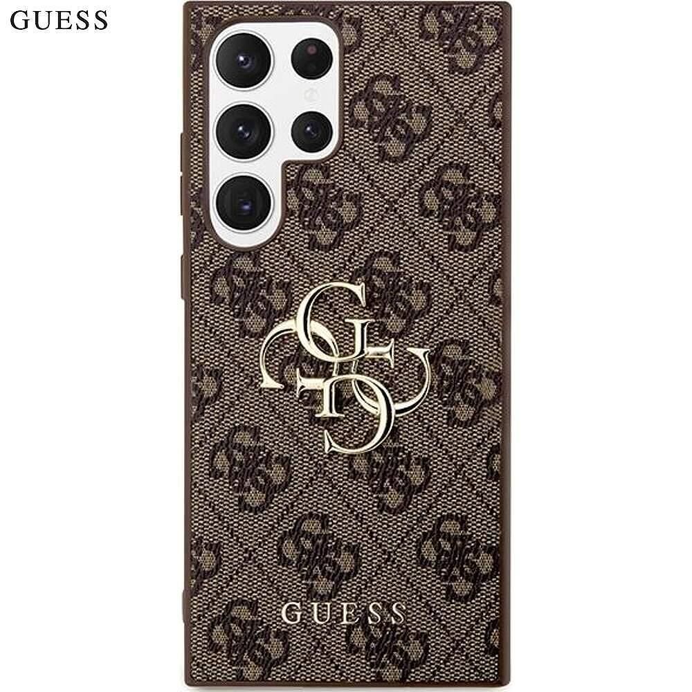 Оригинален кейс guess hardcase 4g за samsung galaxy s24 ultra brown