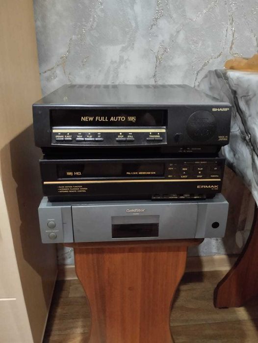 Видеомагнитофоны Sharp Goldstar ERMAK