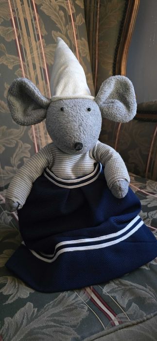 Голяма винтидж мишле, Норвегия, 55см Коледна декорация.