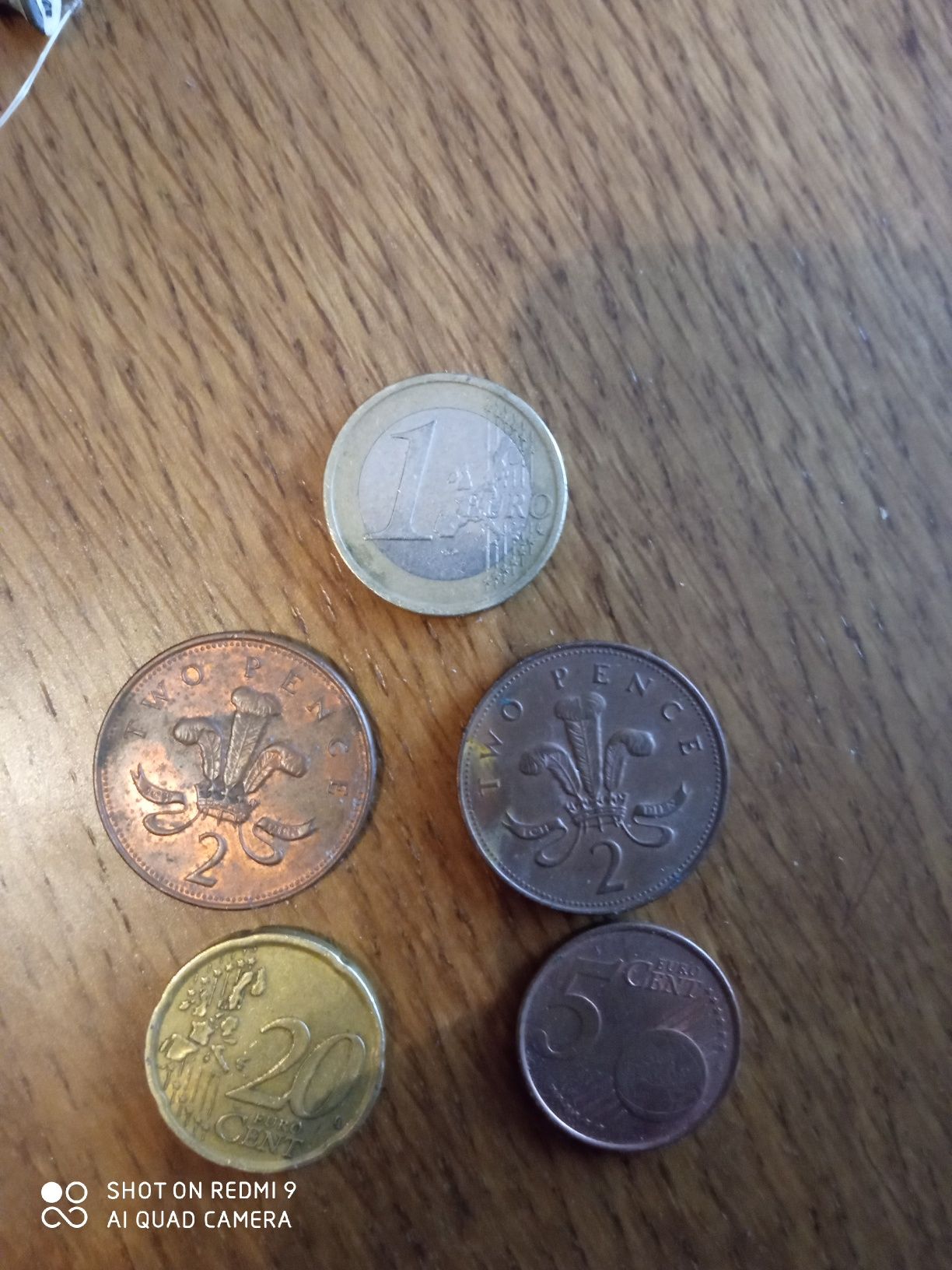 Vând monede euro si pence/pennic de colecție