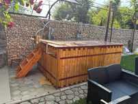 De vânzare ciubăr , cu instalație de jacuzzi, handmade