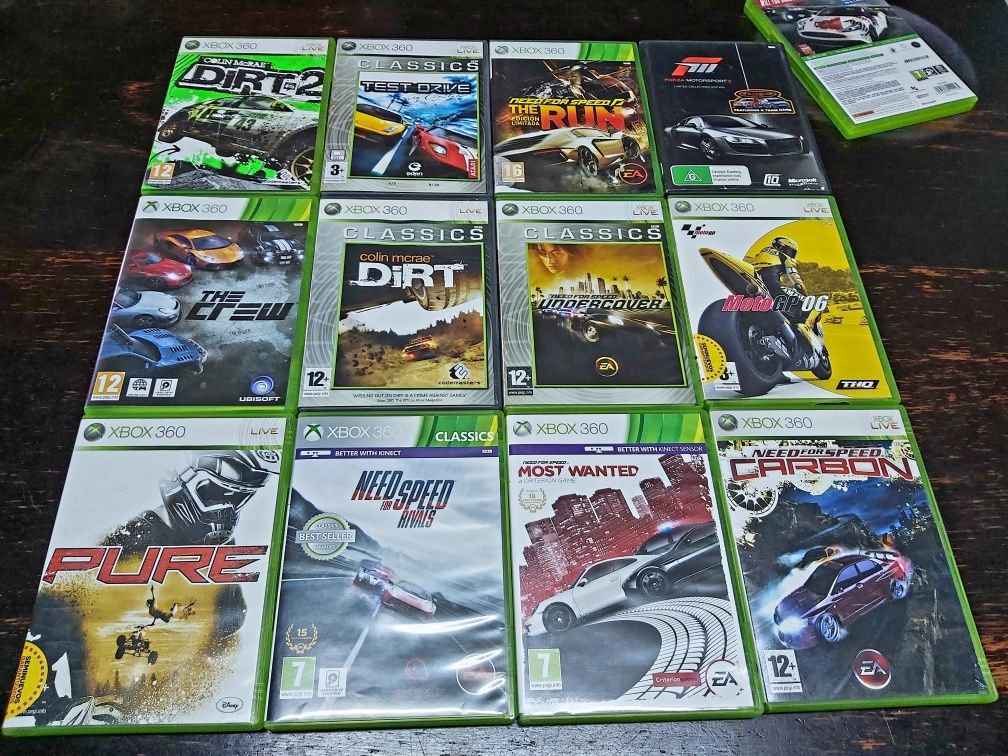 NFS/Pure/Dirt/The Crew/TDU/Moto Gp/FM2 joc masini Xbox 360