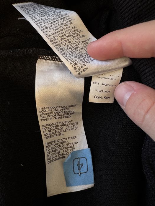 Мъжко! Чисто ново оригинално горнище Calvin Klein fleece Sherpa