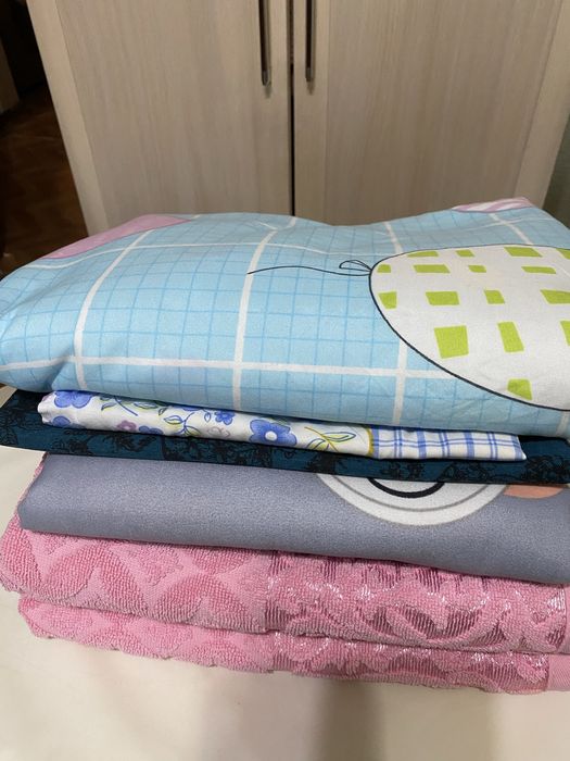 , постельное , полотенца