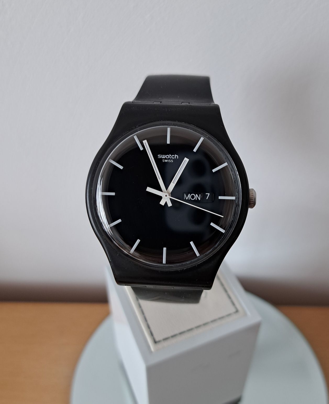 Swatch diametrul 41 cm curea silicon swiss