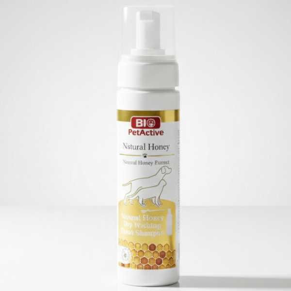 Сух Шампоан за Куче/Коте - с Натурален Мед - 200ml - Bio PetActive