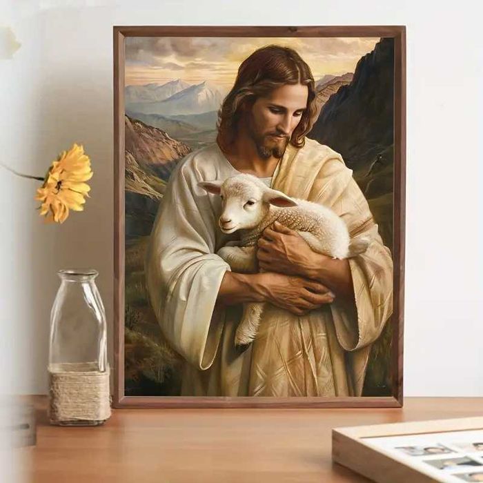 Goblen cu diamante, Pastorul Cel Bun