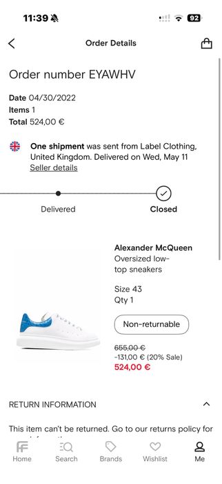 Обувки Alexander McQeen