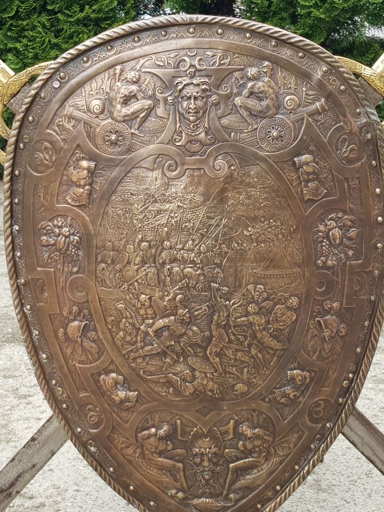 Sabie scut vintage medieval