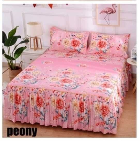 Cuvertură de pat cu huse de pernă pilotă fustă pat plapuma fețe pernă